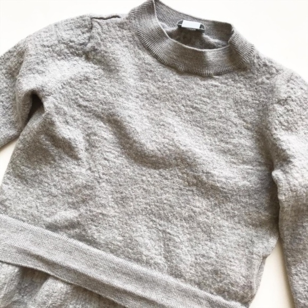 COS gray wool sweater GUC 2-4Y fits like 18-24m - Picture 2 of 4